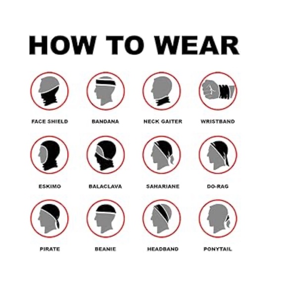 Face Scarf Mask Breathable Bandana Balaclava,Sun UV Protection Camouflage Blue - Picture 7 of 8